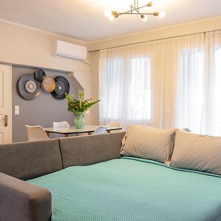 Pythagorio Blue Street Apartment With Balcony Экстерьер фото
