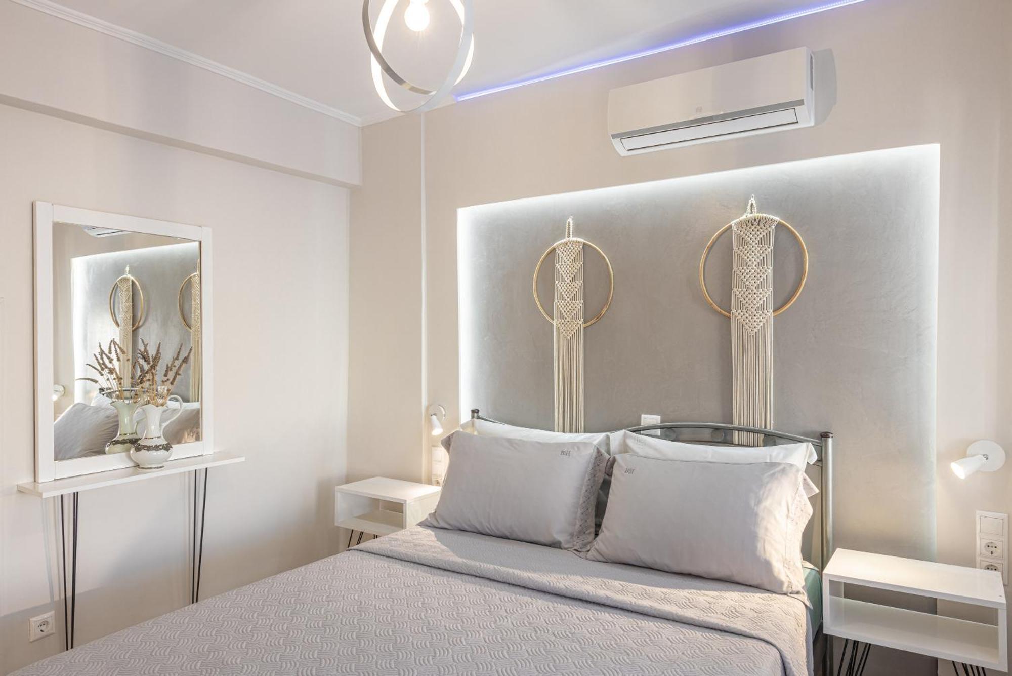 Pythagorio Blue Street Apartment With Balcony Экстерьер фото