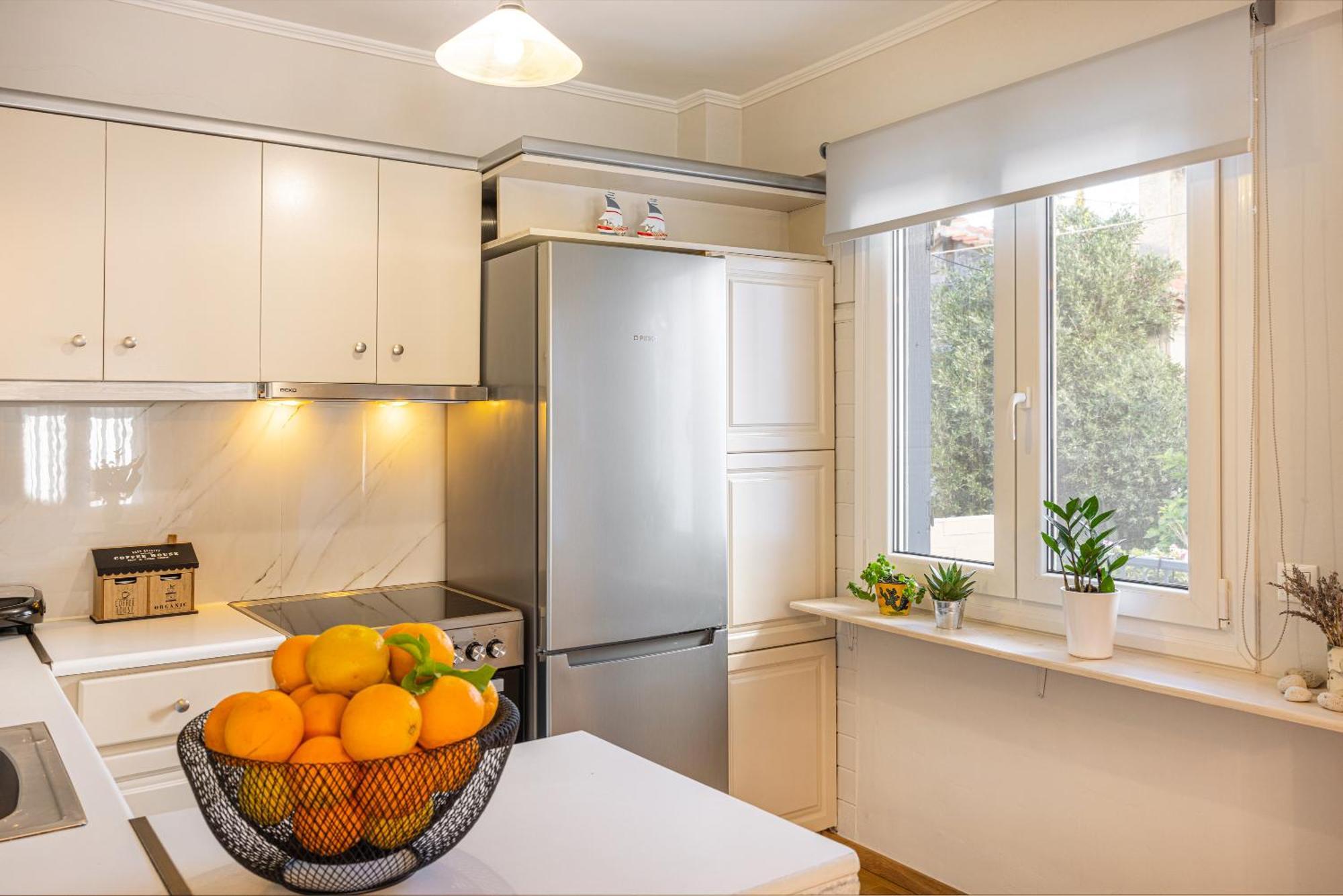 Pythagorio Blue Street Apartment With Balcony Экстерьер фото