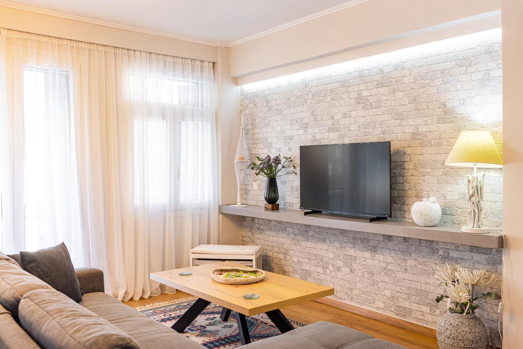 Pythagorio Blue Street Apartment With Balcony Экстерьер фото